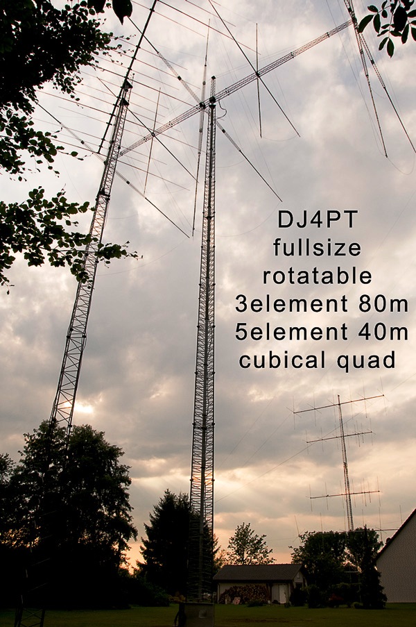 DJ4PT 3.5 MHz 3 el. + 7 MHz 5 el.
