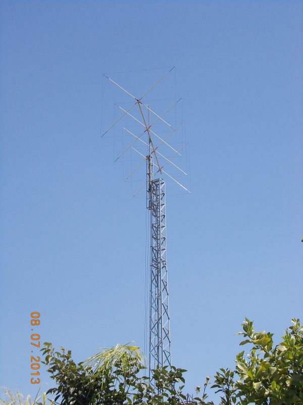 EA5CTE, 4el, 21 MHz, Previous design
